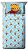 Daniel Tiger's Neighborhood Tiger Trolley 4 Piece Toddler Bed Set – Includes Comforter & Sheet Set Bedding - Super Soft Fade Resistant Microfiber (Official Daniel Tiger's Neighborhood Product)