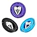 MAIRUI Wired Earbud Case 3 Pack Earphone Headphone Cord Organizer Earbuds Wrap Soft Silicone Magnetic Holder Storage Tangle Free Cable Winder(Black/Blue/Purple)