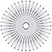 40 Color Super Markers Primary Tones Dual Tip Set - Double-Ended Permanent Art Markers with Fine Bullet and Chisel Point Tips - Ergonomic Tri-Oval Barrels - Draw, Sketch, Illustrate, Render, Manga