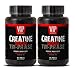 Creatine Tri-phase 5000mg, Perfect Blend of Creatine Monohydrate, Creatine HCL and Creatine Pyruvate (2 Bottles 180 Tablets)