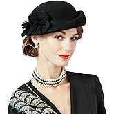Women Wool Felt Ribbon French Fashion Vintage Millinery Beret Hats Top Cap Ladies Party Wedding Fedoras Chapeau