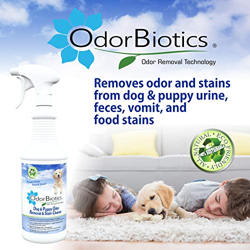 image for OdorBiotics Pet Stain & Odor Remover - Use for Dog Bedding Playpens Cr