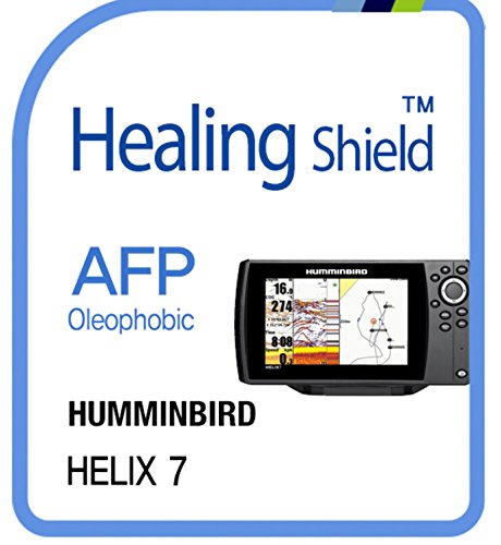 Screen Protector for HUMMINBIRD Helix, AFP Oleophobic Coating Screen Protector Clear LCD Guard Healing Shield Film (Helix 7)