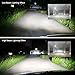 H7 24000LM LED Headlight Bulbs 6000K Error Free 4 Sides COB Lamp Beam Cool Fan Super Cool White High/Low Beam/Fog Lights Automotive Headlamp Conversion Kit