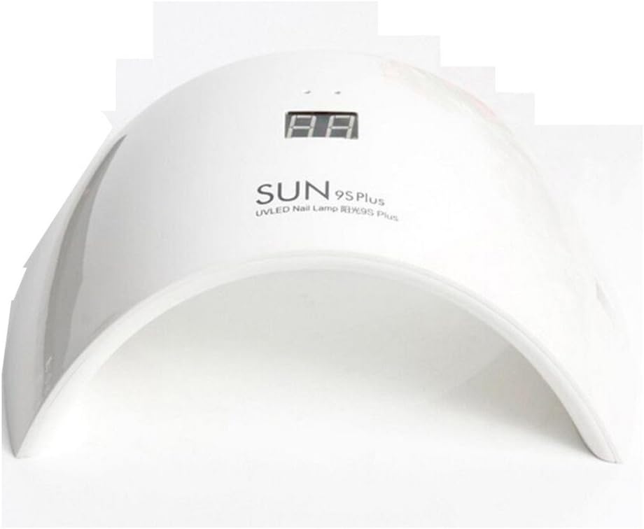 Intelligent Induction 36W Nail Phototherapy Machine USB Charging Dual Nail Lacquer Lamp LED Nail Lamp,White