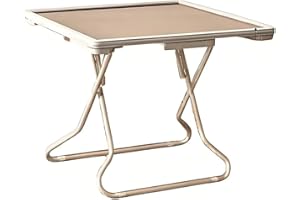GregYoung Foldable Mahjong Table,35" Portable Square Folding Game Table with 4 Drawers and 4 Cup Holders,Suitable for Poker Cards, Mahjong, Board Games etc.