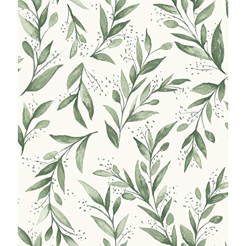 York Wallcoverings ME1535 Magnolia Home Vol. II Olive Branch Olive Grove