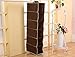 Juvale Hanging Closet Organizer Set - Includes Hanging 4-Shelf, 6-Shelf and 20 Pocket Shoe Storage Set - Space Saving Design for Bedroom Closet Organization - Store Clothes & Shoes -3 Piece Set
