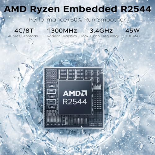 KAIGERR Light Gaming Laptop, ΑΜD Ryzen R2544 Processor, 16inch Laptop Computer with 16GB DDR4 512GB SSD, Windοws 11 Laptop with 1920P FHD Display, WiFi, USB3.2, Type_C