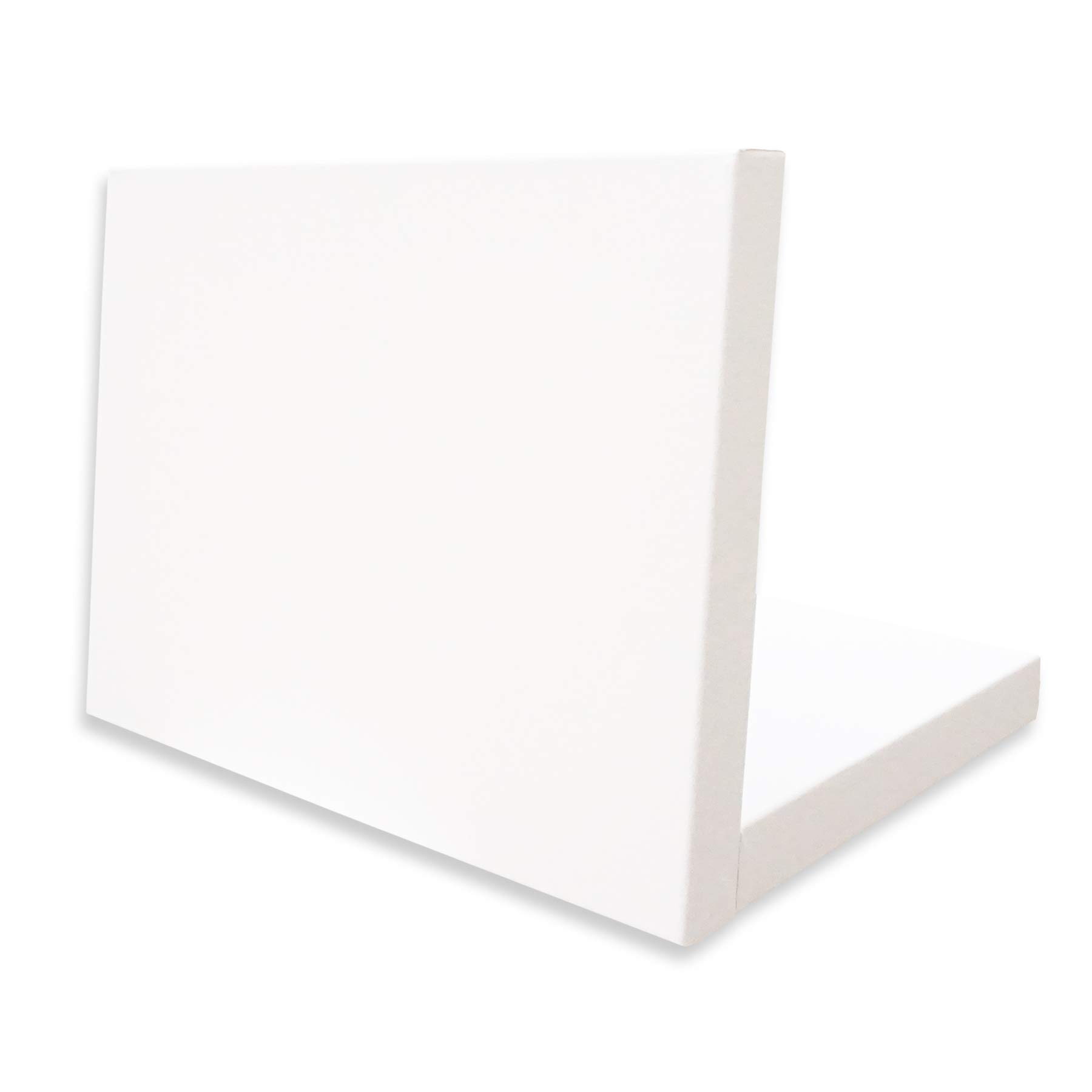 Eono Stretched Canvas Chunky Staple-free 40cm x 30cm Set of 2 Blank 100% Cotton