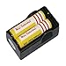 2Pcs 3000Mah 18650 Li-ion Rechargeable Battery, Lithium 18650 Batteries with Wireless Charger Combo for Led Flashlight Headlamp Search Light Bike Light