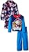Nickelodeon Boys' Paw Patrol 3-Piece Pajama Set with Robe, Blue Crew, 8