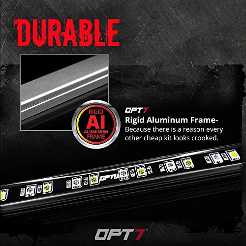 OPT7 48" Redline Parlux LED Tailgate Light Bar w/Red Turn Signal, IP67