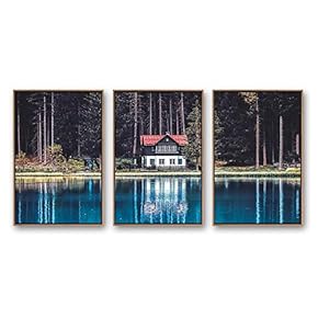 Framed for Living Room Bedroom Beautiful Nature Norway...