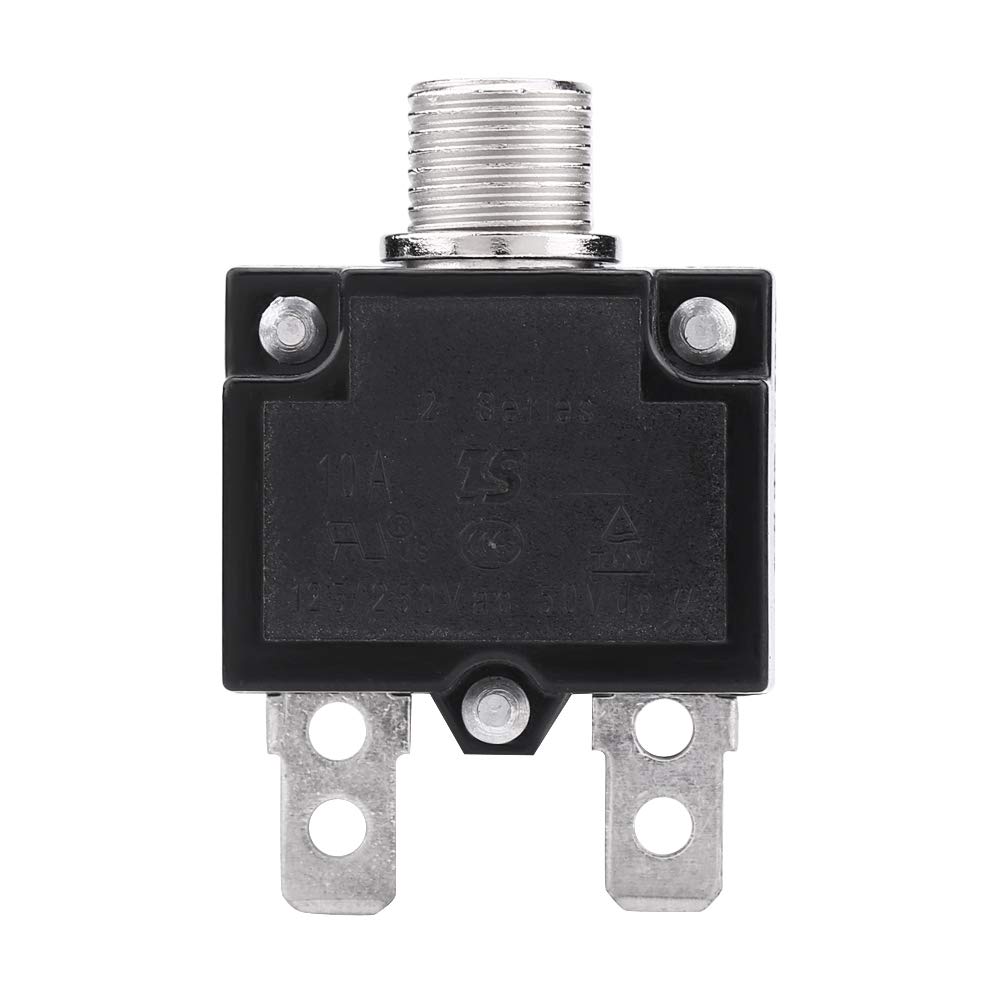 Overload Protector, Compressor Overload Protector, Dioche 10A 125/250V Reset Thermal Switch Circuit Breaker Overcurrent Overload Protector For Generator