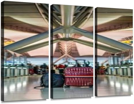 Amazon Co Jp スーツケース ケース 赤いスーツケース 旅行 海外 海外旅行 風景 観光 観光地 青空 荷物 空港 屋内 入れ物 室内 ポスター パネル 現代壁の絵 壁掛け 部屋飾り 背景絵画 壁アート 完成品 3枚セット すぐ飾る ホーム キッチン