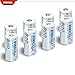 Bonacell 8PCs 3.7V 800mAh Li-ion Battery RCR123A Rechargeable Battery & Battery Charger Kit Compatible with Arlo Wire-Free HD Security Camera (VMC3030) and Flashlight etc