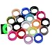 Oyaface 36 Pcs Soft Silicone Ear Gauges Kit Flesh Flexible Earring Tunnels Plugs Flared Earlets Stretchers Expander Piercing Jewelry, 1/2