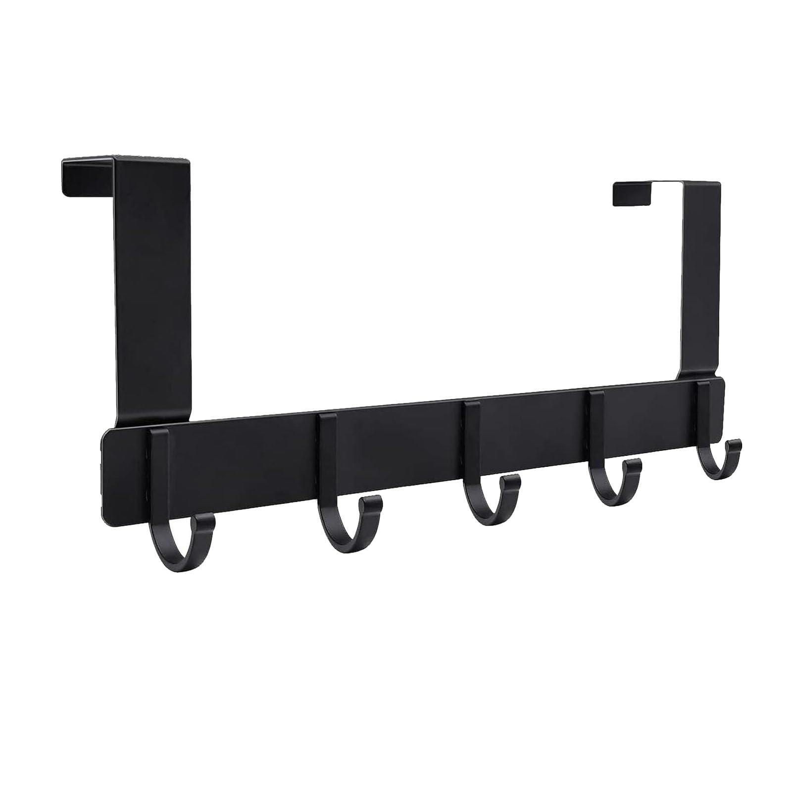 Over Door Hanger, Door Hooks Over The Door Hook Hanger, Hooks for Hanging Over Door Hooks 5 Coat Hooks Heavy-Duty Space Saving Hooks for Bags Clothes Towels