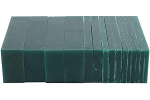 Carving Wax for Jewelry Making, Jewelry Crafting Supplies, Engraving Wax Blocks, Molding Casting Wax, Green Wax Slices, Flake