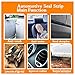 JMgist Automotive Weather Stripping Adhesive for Truck Bed Tailgate Car Door Waterproof Seal Strip P Shape