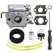 Harbot WT-827 753-0433 Carburetor with Air Filter Adjustment Tool for Bolens BL100 BL150 BL250 Trimmer BL410 Tiller Ryobi 700r 410r 705r 720r 725r Weedeater