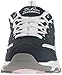 Skechers womens D'lites Looking Glass Memory Foam Lace-up Sneaker,Navy/White Lace,8.5 M US