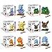 6 Boxes Diamond Block Pokemon Miniature Building Blocks Parent-child Games Children's Educational Toys Pikachu Squirtle Bulbasaur Charizard Ect