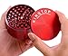 Kingtop Herb Spice Grinder Large 3.0 Inch Red