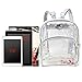 Zicac Girls' Transparent Laser Sequins Backpack Children School Satchel
