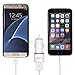 USB Car Charger, Dual Port [2.4A] w/ 4ft Micro USB Cable by LOOP, Charging for Smart Phones & Tablets | Samsung Sony LTE HTC Lenovo Blackberry Apple MP3 Players Digital Cameras & GPS Systems