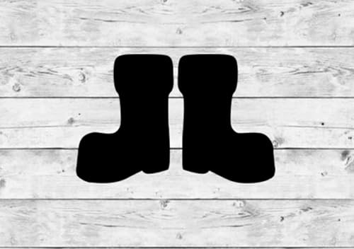 holographic rain boots