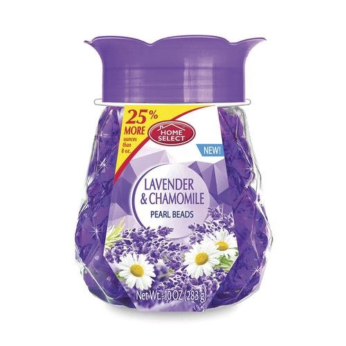 Set of 6 Pearl Beads Air Freshener! 10 Oz - 4 Great Relaxing Scents! Easy to Use! Perfect for Any Room in The House! (Lavender & Chamomile, 6)
