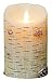Luminara Birch Textured LED Pillar Candle
