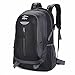 IFLYING Backpack 40L Lightweight Water-Resistant Hiking Daypack For Camping Traveling (Black)