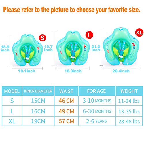 image for Joyork Baby Pool Float Upgrade Inflatable Baby Swimming Float Ring Bab