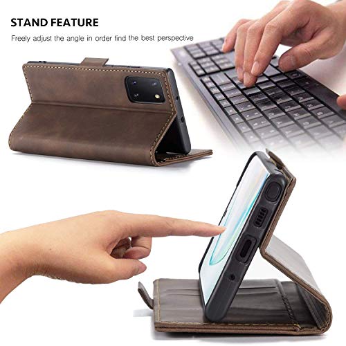 Excelsior Premium Leather Wallet flip case Cover with | Card and Cash Slot | 360 Full Body Protection | Inner TPU case f