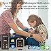 Padgene Bluetooth Smartwatch,Touchscreen Wrist Smart Phone Watch Sports Fitness Tracker with SIM SD Card Slot Camera Pedometer (Black (Black Band))