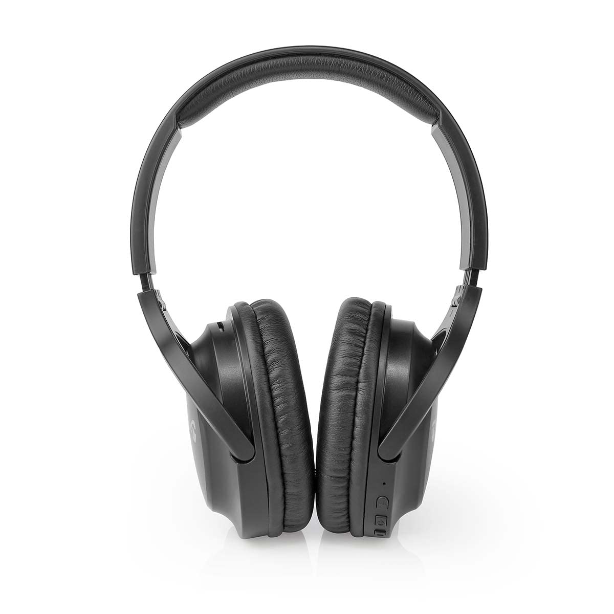 NEDIS Wireless Over-Ear Headphones Bluetooth 5.0 with Voice Control Support, 40mm Drivers, Built-in Microphone, Up to 20 Hours Playtime, Wired and Wireless Connection