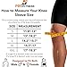 Knee Sleeve (Pair) Squat Knee Support & Compression for Powerlifting, Weightlifting, CrossFit WOD, Bodybuilding - Extra Thick 7mm Neoprene Knee Sleeves - Both Men & Women (Gray, Medium)