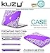 Kuzy - Compatible with MacBook Pro 13.3 inch Case Older Version Release 2015-2012 Rubberized Hard Cover for Model A1502 / A1425 with Retina Display Shell Plastic - Lace Purple