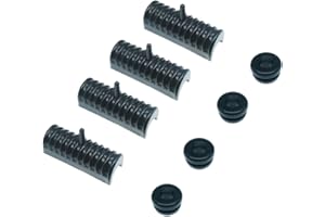 VINTORKY Rubber Support Cushion for Motorcycle Saddlebags, Black Rubber Mount Bushing Set for Saddle Bag