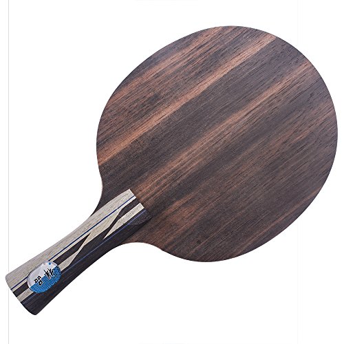 Caleson Professional Table Tennis Racket.Advanced tennis racket.Ping Pong Paddle.Without Rubber.Ebony Wood Racket,Spruce Grip.Pen-hold Grip