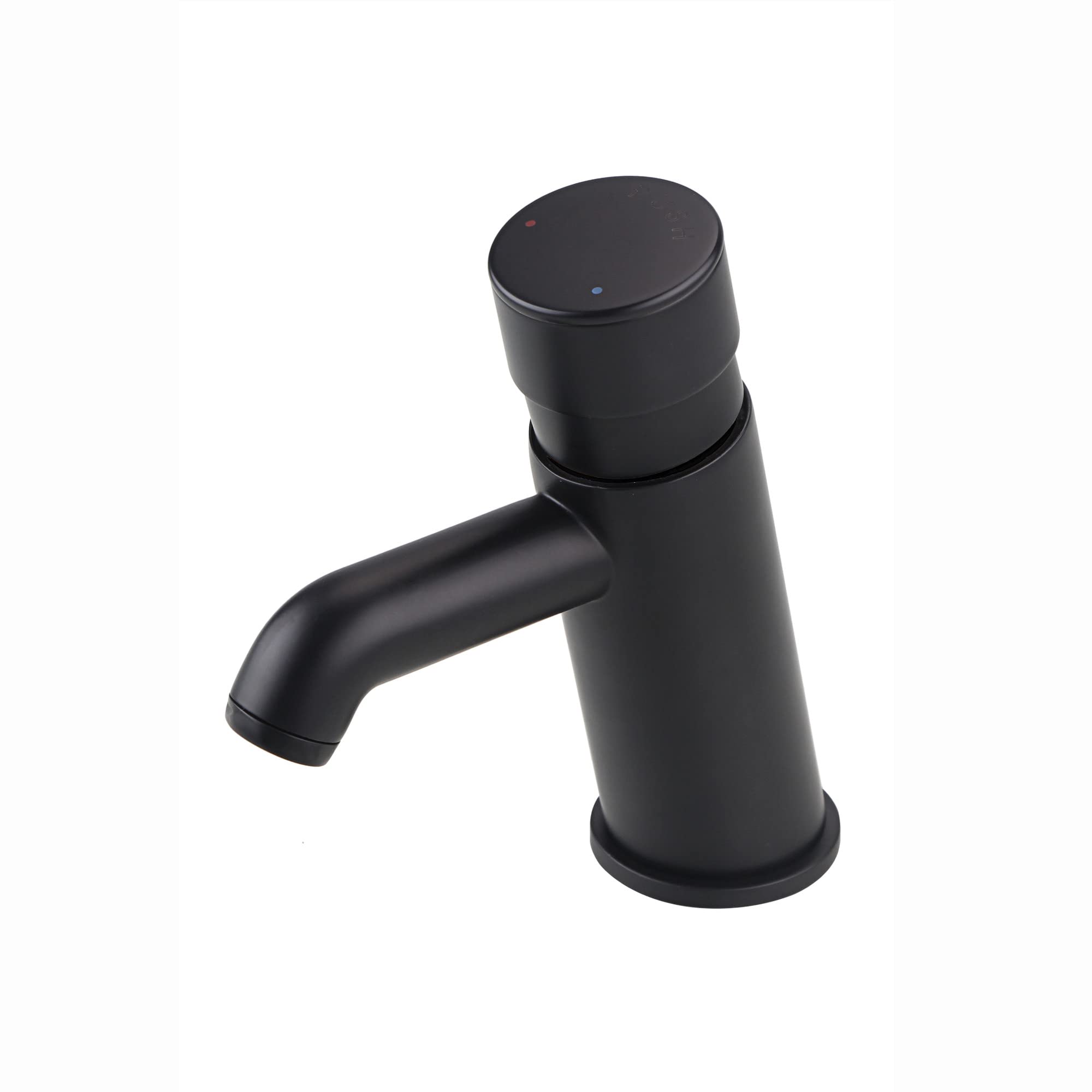 ENKI, Vision, BT4403, Mono Non Concussive Basin Mixer Tap Modern, Commercial Use, Adjustable Shut Off Time, Black