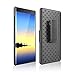 BELTRON Slim Protective Grip Case & Rotating Belt Clip Holster Combo for Samsung Galaxy Note 8 with Built In Kickstand