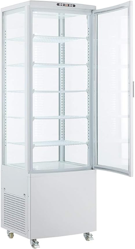 Amazon Hijiru 大型冷蔵4面ガラスショーケース 218l ホワイト Hjr Bfg218wt Hijiru 冷蔵 冷凍 ショーケース 通販