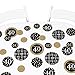 Big Dot of Happiness Adult 40th Birthday - Gold - Birthday Party Giant Circle Confetti - Party Decorations - Large Confetti 27 Count