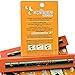 QBEKA Makeup Black Waterproof Liquid Eyeliner, Double-Ended Eyeliner Stamp Eyeliner Tattoo (Crescent)