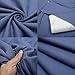 CAMTOA Sleeping Bag Liner, 2 Persons Travel Camping Sheet, Antimicrobial Soft Cotton Compact Sleep Sheet with Lightweight Carry Bag for Travel, Hotel,Youth Hostel, Picnic, Business Trip etc. Navy