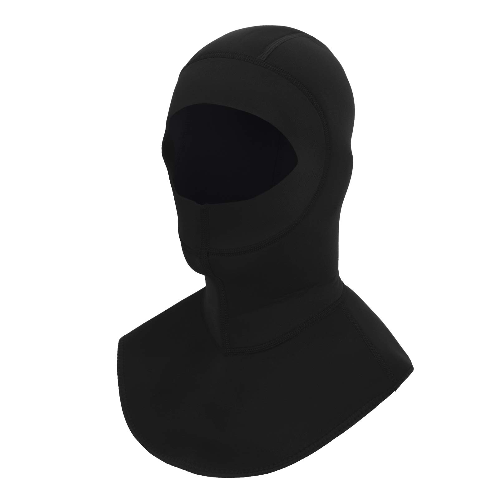 3mm Scuba Diving Hood Neoprene Snorkel Hat Stretchy Wetsuit Diving Cap for Men Women Thermal Water Sport Diving Mask Headgear Cap for Kayaking Sailing Surfing Swimming